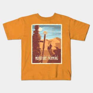 The Future of Moisture Farming (sunrise variant) Kids T-Shirt